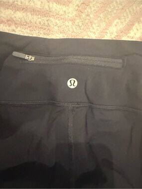 lululemon Athletica Black Leggings with silver and white speckles